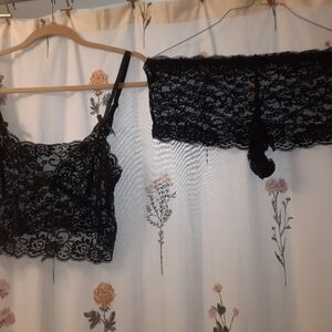 SHEIN Black Lace Bra Intimates